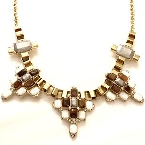 Lee by Lee Angel Baguette Crystal Link Necklace